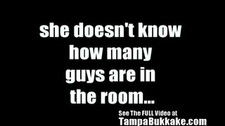 Seks Z Zavezanimi Očmi &amp;amp; Tampa Bukkake Banda Banged