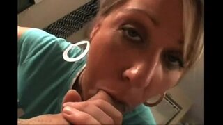 Naughty Holly blowjob &amp;amp; farting on dick