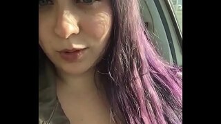 Masterbating v moj avto