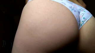 The delight of a cd is active in her panties