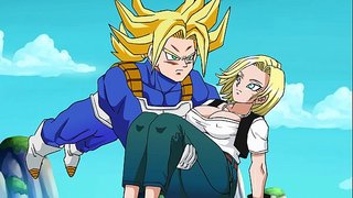 Android 18 трахнута Транксом