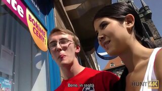 HUNT4K. nerd рогоносец ki, xoşbəxtəm, ona görə ki, pul pişik öz girlfriends