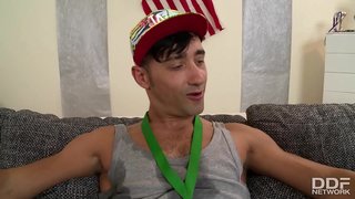 Chiến thắng may mắn chị Anita B. lên mông cô ta trong khi đồng thiếu Jenny của tôi