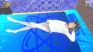 Femdom universidade nerd giantess masturbates